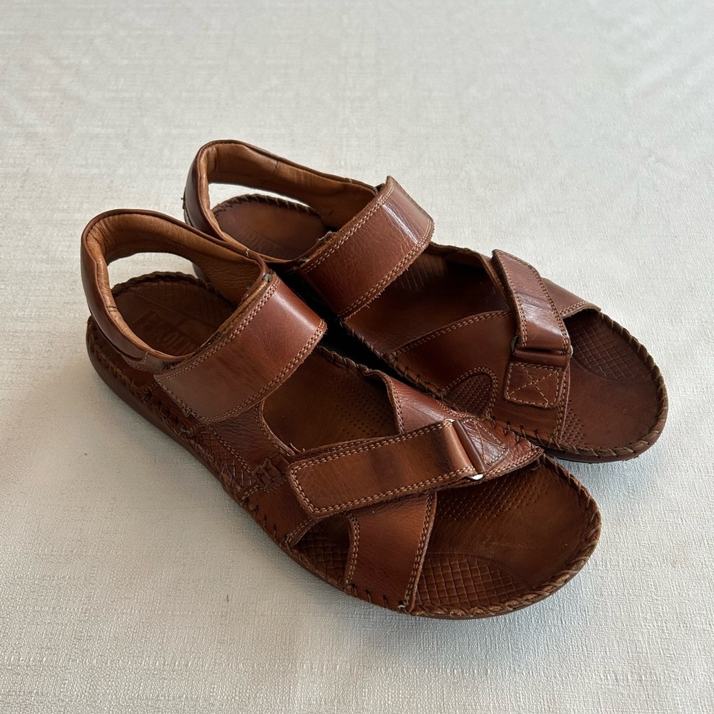 NWOT Pikolinos TARIFA O6J Flat Sandals Leather - Picture 3 of 16